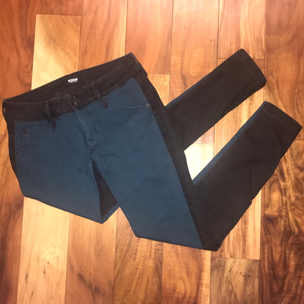 Hudson two toned skinnies